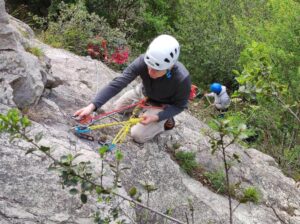 Initiation grande voie escalade :
