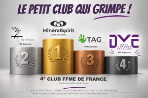 Drac Vercors Escalade au pied du podium national !